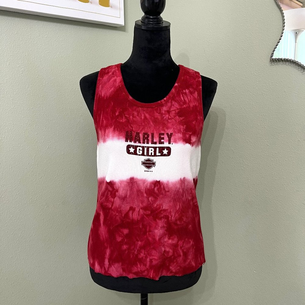 Genuine Harley Davidson Womens Glitter Sparkle Tank Size M